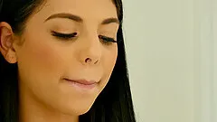 Big black cock penetrates deep in Gina Valentina's tight cunt