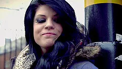 Amateur brunette slut Lucia Love gets her horny pussy fucked