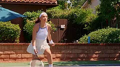 Tennis match leads to lesbian sex - Paige Owens and Liv Wild