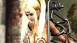 Cuffed college girls in restraints get fucked