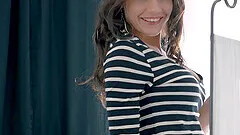 Cum on pussy after passionate love-making on the bed - Nadya Nice