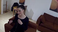 Nasty facial is all Pixiee Little needs to get after rough sex