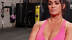 Sweaty workout with busty Kailani Kai turns into crazy fucking