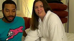 Big busty woman having interracial sex with a big black dick