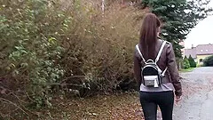 Cassie Fire adores when a driver cum in her mouth after hard car sex