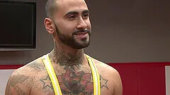 Before hardcore gay fuck handsome Rikk York enjoys a BDSM game