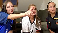 Perfect group fuck with sexy european teen with tattoo