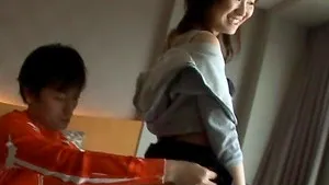 Small tits stranger gets seduced and fucked in the bedroom