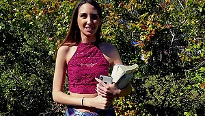 Small tits hottie Natalia Nix opens her legs to be fucked good