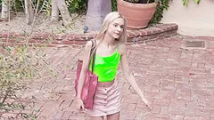 Outdoor jumping on a shaft is amazing experience for Chanel Shortcake