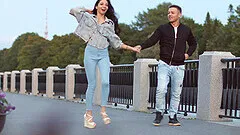 Rough sex finish with a facial and that was Polina Sweet's wish