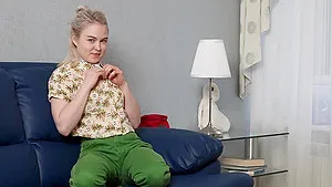 Sweet solo amateur Maya Morgan from Russia loves masturbating