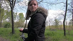 Lecette Nice gets her pussy fucked by a taxi driver in the car