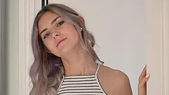 Tiny Teen adores when horny dude cum on her tits after rough sex