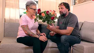 German housewife with tattoos fuck