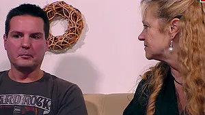 German old granny mom with saggy tits