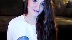 Cute tall babe loves her dildo deep inside her vagina