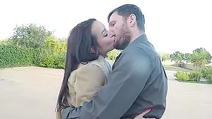 Incredible stranger takes money to be fucked in tight butt in outdoors