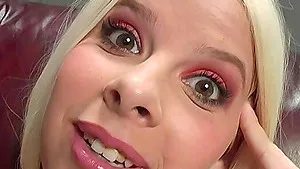 Interracial FFM threesome with blondes Kinzy Jo and Ruth Blackwell