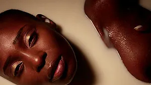 Hot ass ebony girl Zaawaadi moans during wild interracial sex