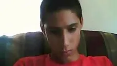 Hot latin teen jerks her cock in front of college