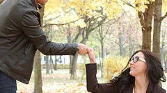 Nika wants to feel dude's sperm on her face after rough sex