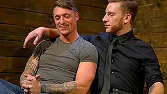 Kinky amateur teen gay couple in a hardcore BDSM session