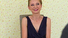 Skinny MILF Cherry Kiss in a hardcore public humiliation session