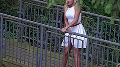 Outside wild fuck with a stranger is all that Cherry Kiss wants