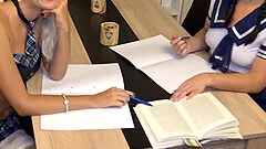 german college girls foursome orgy with teacher