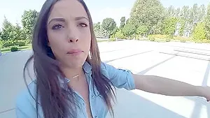 Latina Teen Anastasia Brokelyn Is Dripping Wet