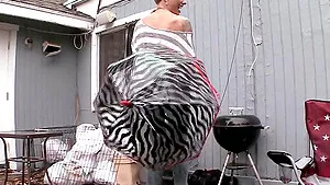 Horny girl gets her hairy pussy drilled with different sex toys