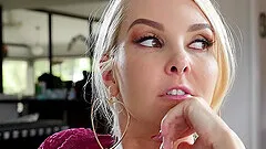 Scarlett Sage and Aaliyah Love use a dildo to satisfy their desires