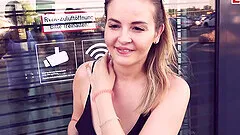 german big natural tits Milf outdoor pick up pov