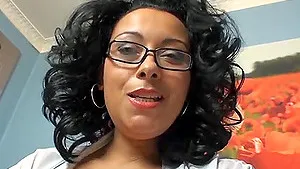 Closeup amateur video of foxy Danica Collins flashing her boobs