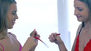 Nice lesbian sex with scissoring between Harley Jameson and Jill Kassidy