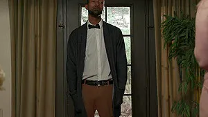 Interracial fucking on the bed with curvy blonde Emily Right