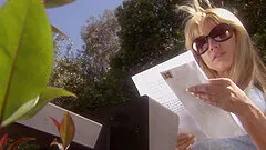 A cheerleader Angie Savage gets her wet pussy pleased by Kara Mynor