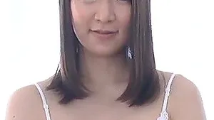 Solo hottie Masaka Matsuoka playing with some toys on the couch