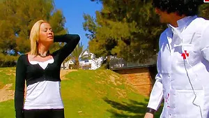 Spanish blonde homemade threesome mmf