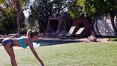 Cherie Deville loves getting fucked outside by her handsome friend