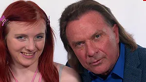 German redhead shy teen first time casting