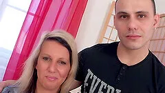 Cuckold Offers His Blonde Wife Lucy Angel to a Horny Stranger