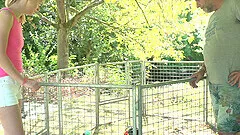 Outdoor wild fuck with a stranger is all that horny Lily Ray wants