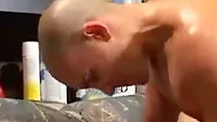 Fucking his hot gay and piss in his ass