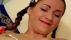 for sweet Lucy the best way to finish her sex tour is a facial