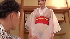 Oiled up Saki Hatsumi loves nothing more than getting her cunt plowed