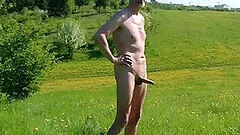 Grandpa Hardons demonstrates his slide show