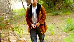 Cutie in the woods is looking for dick