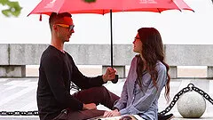 horny brunette Ariana Shaine adores facial more than anything else